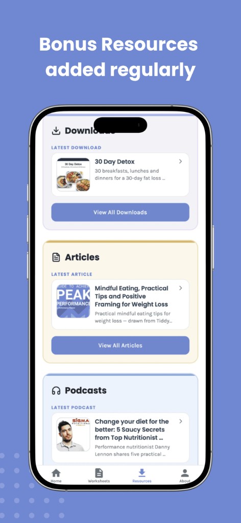 Peak Performance Code bonus resources including downloads and podcasts