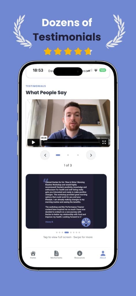 Peak Performance Code testimonials and client reviews